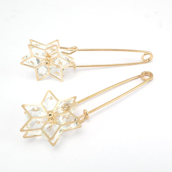 Safety pin - 85mm - Gold