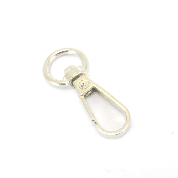 Swivel Snap Hooks - Keychain - 15 x 38mm - Silver