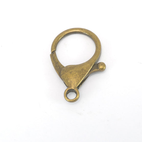 Snap Hook - Keychain - 20 x 30mm - Bronze