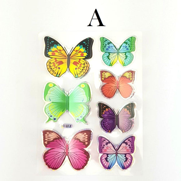Butterfly Stickers - 3D Small
