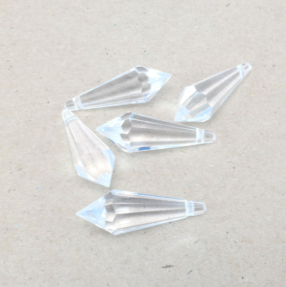 Craft Crystal - 10 x 30mm (5 pack)
