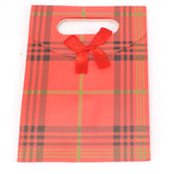 Extra Small closing gift bag - 125 x 165 x 60mm - Tartan