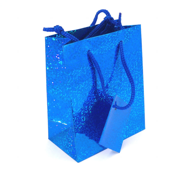 Extra Small gift bag with handles - 110 x 140 x 60mm - Metalic