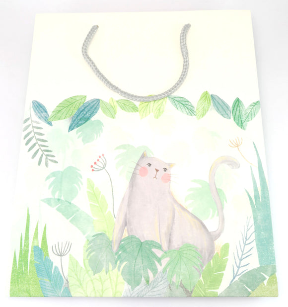 Large gift bag with handles - 320 x 260 x 120mm - Cat