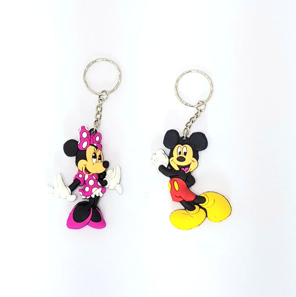 Keyring single - Mickey & Minnie