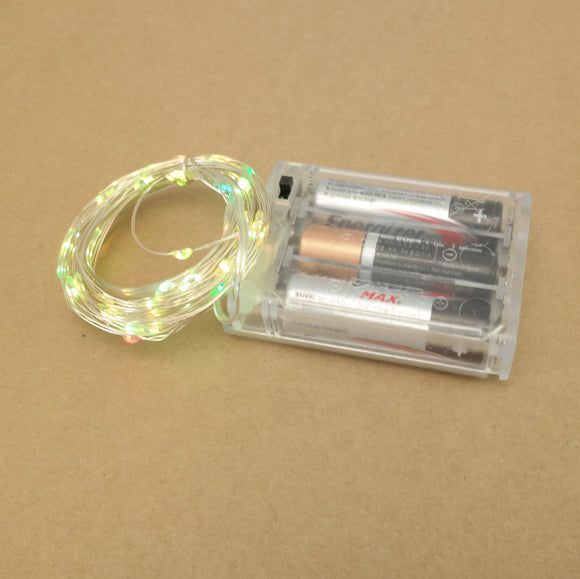 LED Fairy Lights - 5 Meter / Battery Operated - Multi-colour