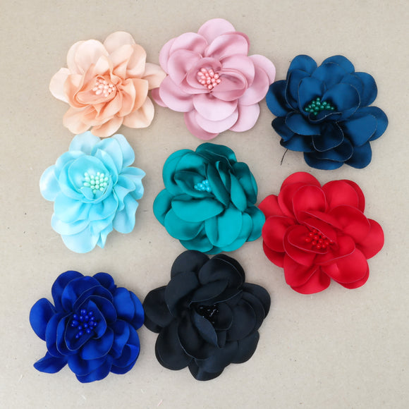 Material Flower - 80mm - Multi layers - single colour