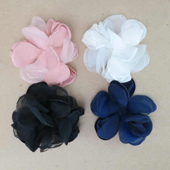 Material Flower - 90mm - Multi layers - single colour - no inside