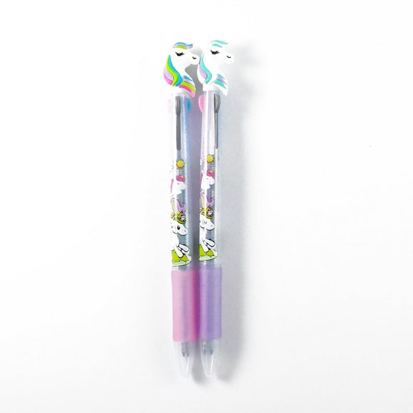 Pens - 3 Colour - Unicorn