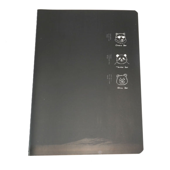 Notebook - B5 - Black with animals