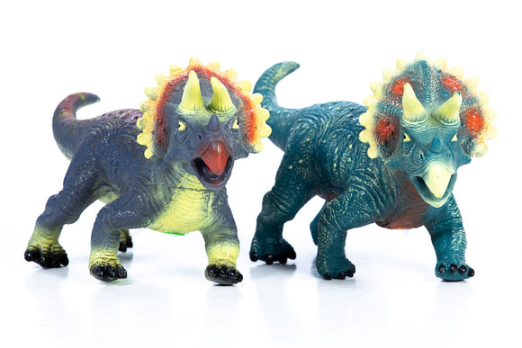 Plastic animals Triceratops