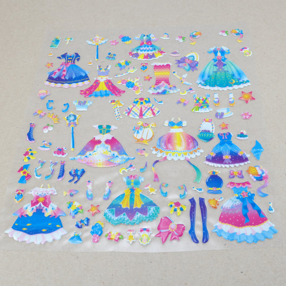 Stickers - 3D - Less R25 - #1 - Dress up - Double sheets