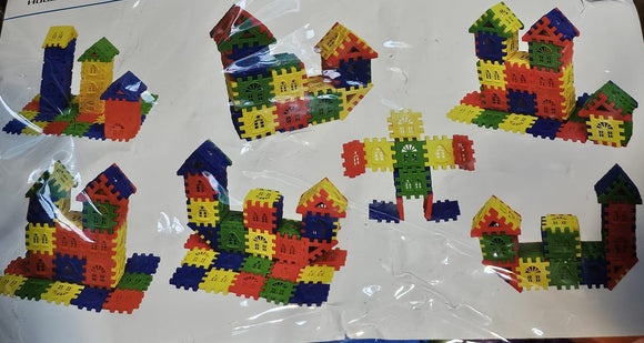 Building blocks - interlocking puzzle blocks