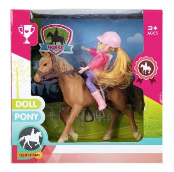 Pony with rider