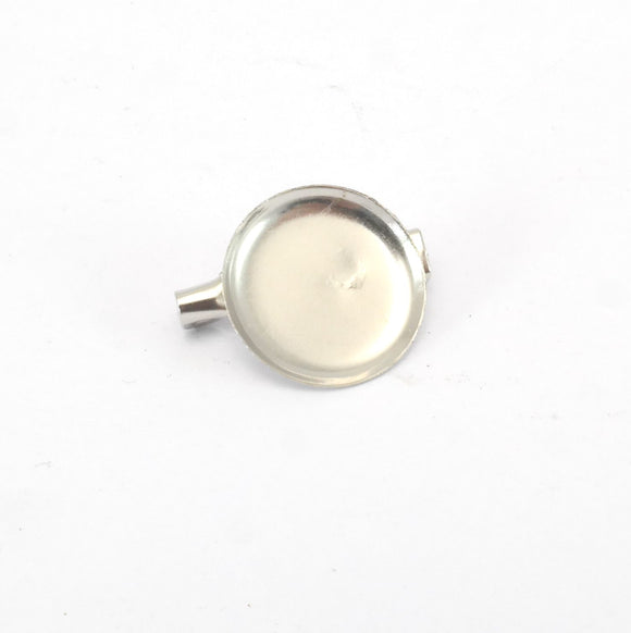 Silver Brooch Clasps - 14mm