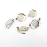 Silver Brooch Clasps - 14mm