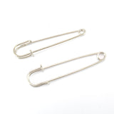 Safety pin - 80mm - Silver