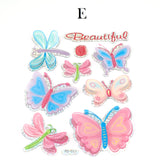Butterfly Stickers - 3D Small