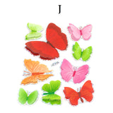 Butterfly Stickers - 3D Small