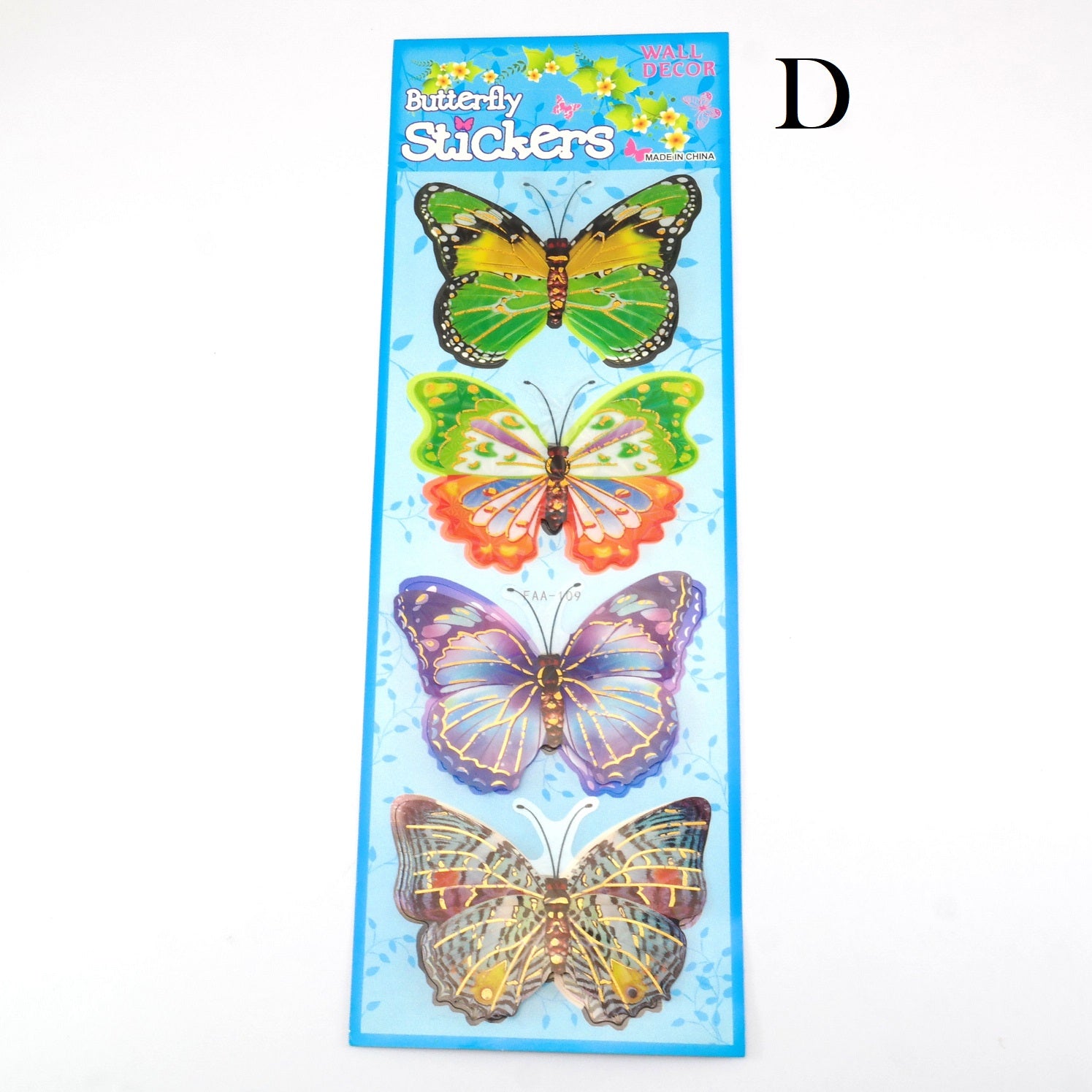 Butterfly Stickers - 3D Big – TheMedleybox