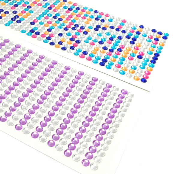 Rhinestone sticker - multi-colour
