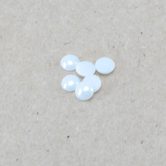 Pearl Beads - Flat back - 2 x 4mm (30g)