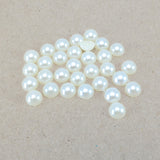 Pearl Beads - Flat back - 4 x 8mm (+-100) (14g)