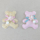 Badges/Patches - Stich on - Bears with pearls (2 Pack)