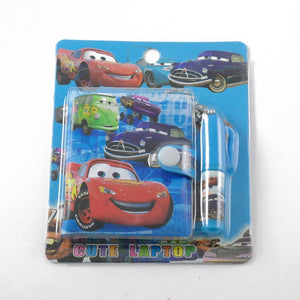 Notebook with pen - extra small - Cars