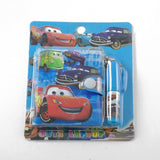 Notebook with pen - extra small - Cars