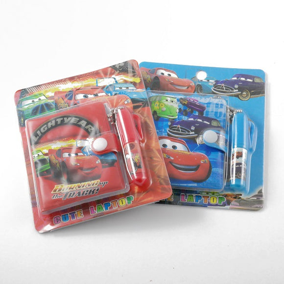 Notebook with pen - extra small - Cars