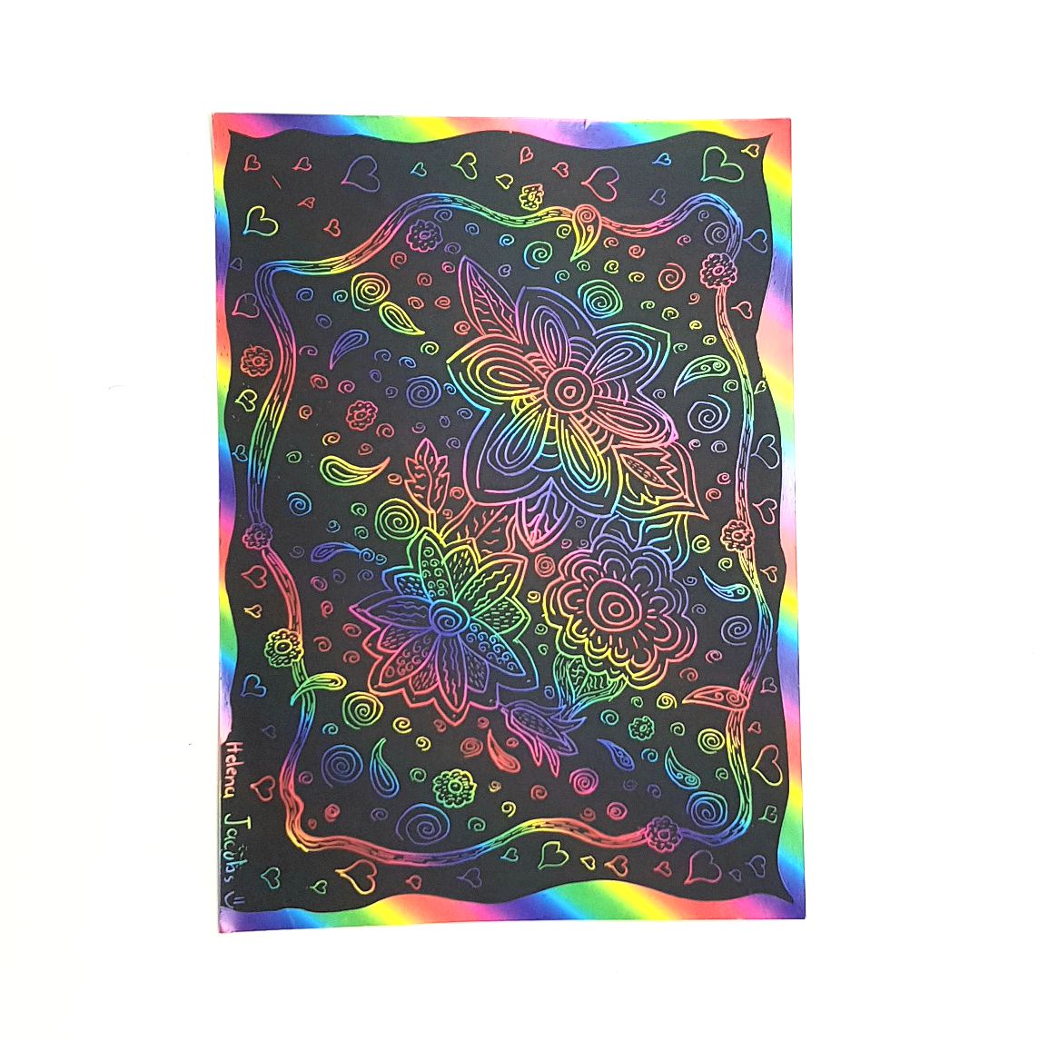 Sratch Paper Sign Rainbow Scratch Paper – TheMedleybox