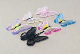 Badges/Patches - Iron on 3D Butterflies - 40 x 55mm