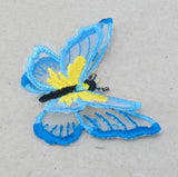 Badges/Patches - Iron on 3D Butterflies - 40 x 55mm