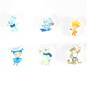 Erasers - small figures