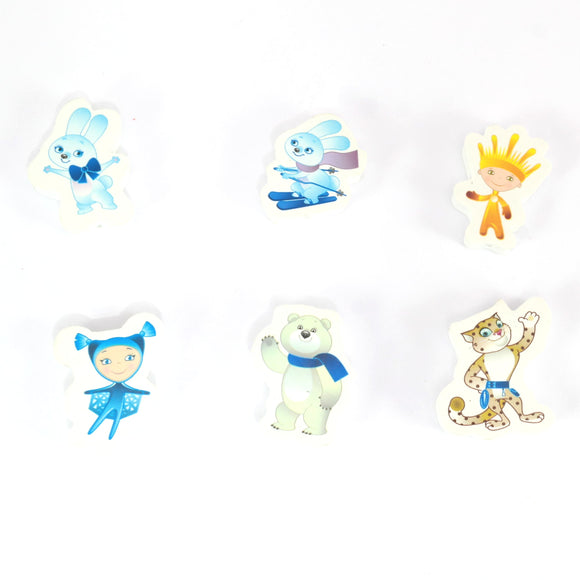 Erasers - small figures