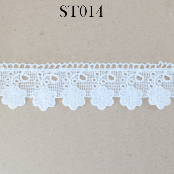 Lace - Various width & colour - R20/m