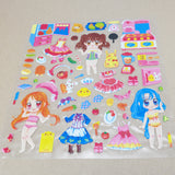 Stickers - 3D - Less R25 - #1 - Dress up - Double sheets