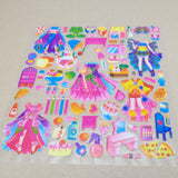 Stickers - 3D - Less R25 - #2 - Dress up - Double sheets